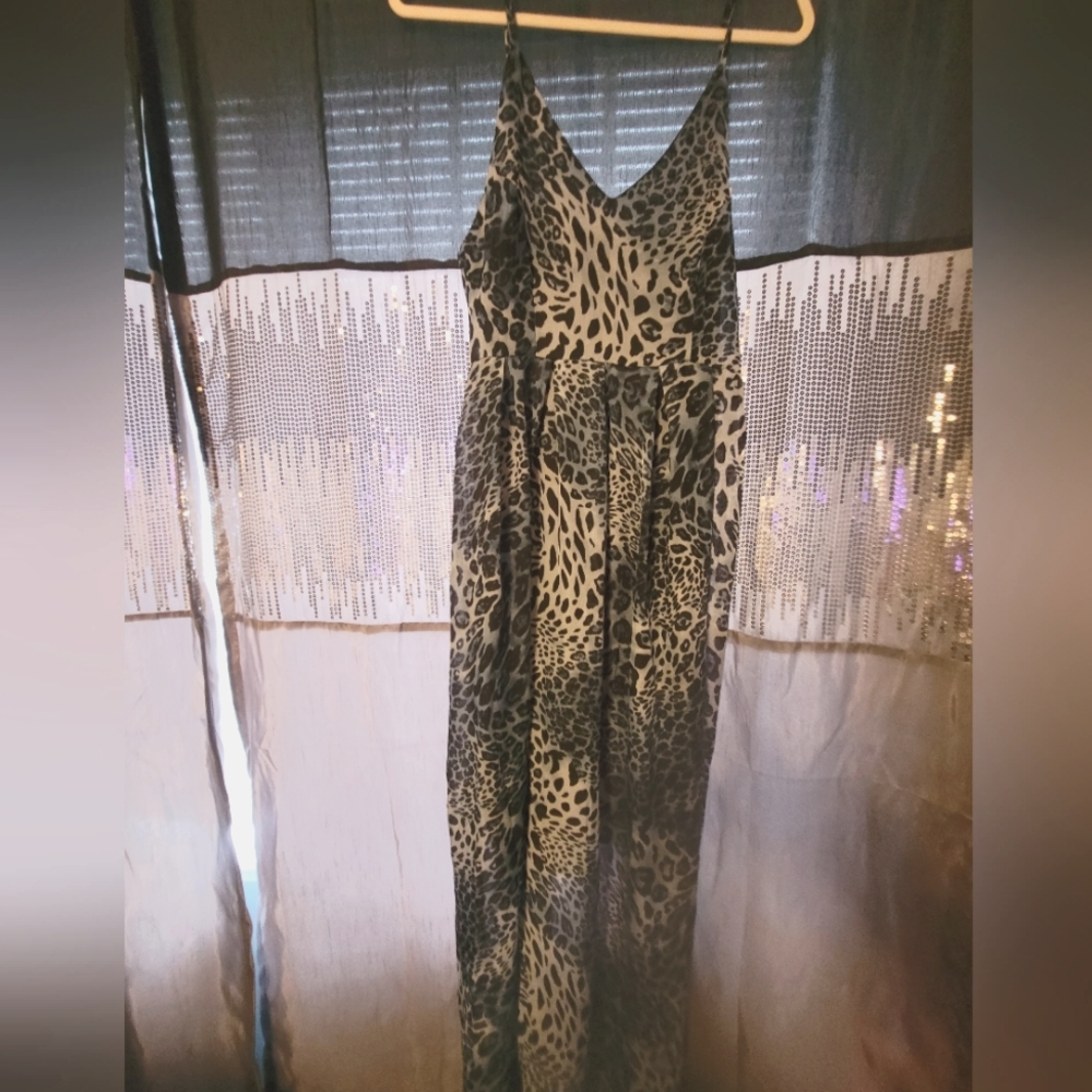 Beautiful leopard print maxi dress new with tags.